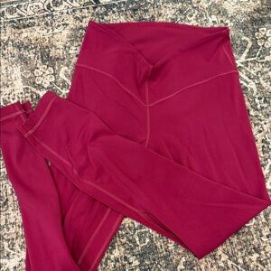 lululemon athletica Women's Magenta High-Rise Leggings